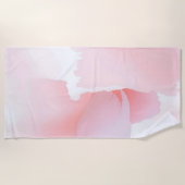 Serviette De Plage texture douce abstraite d'aquarelle (Devant)