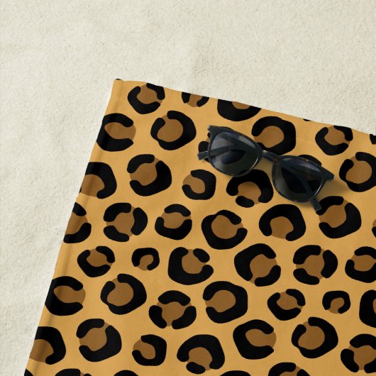 Serviette De Plage Texture du dessin animé animal (En situation)
