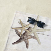 Serviette De Plage Texture en bois adorable, Épée, Plage (En situation)