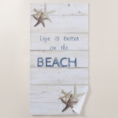 Serviette De Plage Texture en bois adorable, Épée, Plage (Devant)