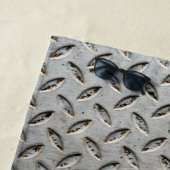 Serviette De Plage Texture métallique (En situation)