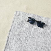 Serviette De Plage Texture statique chic (En situation)