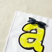 Serviette De Plage Thaddeus & Crimson/THCBand's THCA "a" (En situation)