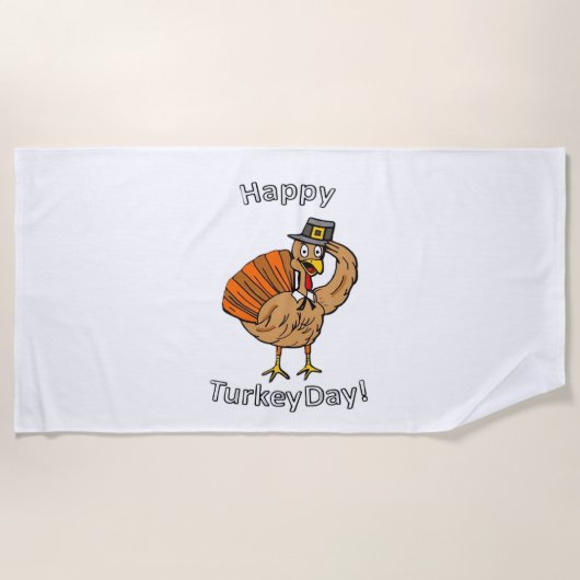 Serviette De Plage Thanksgiving (Style 2) T-shirt classique (Devant)