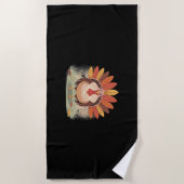 Serviette De Plage Thanksgiving Turquie - Automne Vacances Classique  (Devant)