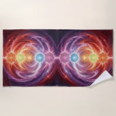 Serviette De Plage The 7 Chakras´10 (Devant)