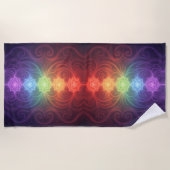 Serviette De Plage The 7 Chakras´9 (Devant)