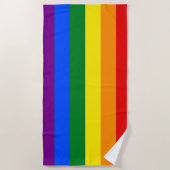 Serviette De Plage The Colors of the rainbow (Devant)