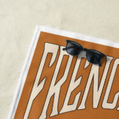 Serviette de plage The French Look (En situation)