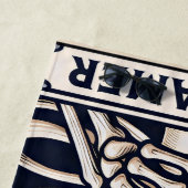 Serviette De Plage The Gamer Skeleton Tarot Card (En situation)