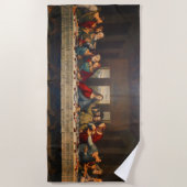 Serviette De Plage The Last Supper by Leonardo da Vinci (Devant)
