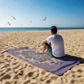 Serviette De Plage The Pillared Thread Tie-in Pirpura Refraction