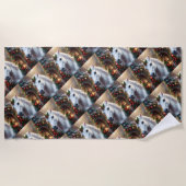 Serviette De Plage “The Unicorn of Noel” (Devant)