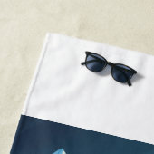 Serviette De Plage Thème Penguin (En situation)