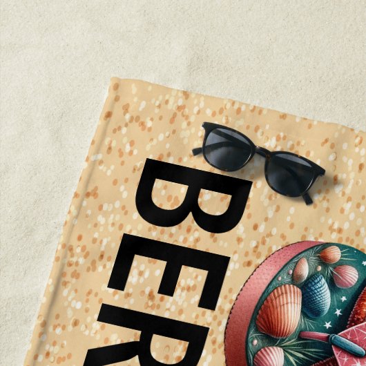 Serviette De Plage Thème plage (En situation)