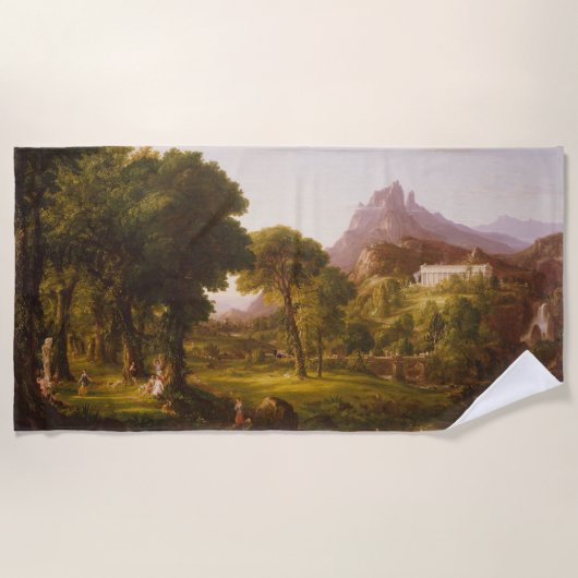Serviette De Plage Thomas Cole Dream d'Arcadia (Devant)