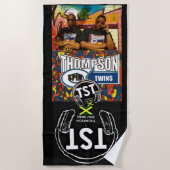 serviette de plage THOMPSON SPIN TWINS (Devant)