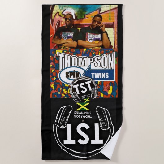 serviette de plage THOMPSON SPIN TWINS (Devant)