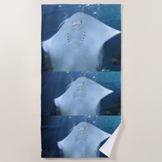 Serviette de plage Three Sting Rays (Devant)