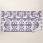 Serviette De Plage Thunder_Cove de Starburst Abstrait (Devant)