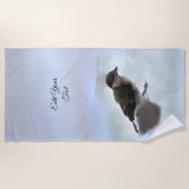 Serviette De Plage Tidi my Bird le Parus Major (Devant)