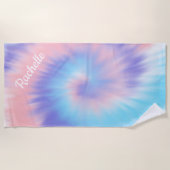 Serviette de plage Tie Dye (Devant)