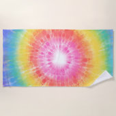 Serviette de plage Tie Dye (Devant)