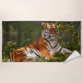 SERVIETTE DE PLAGE TIGER (Devant)