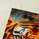 Serviette De Plage Tiger Art (En situation)