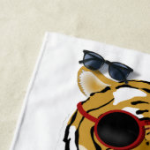 Serviette De Plage Tiger Beach Towne (En situation)