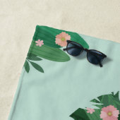 Serviette De Plage Tiger Bowl Beach Jungle Wild Design (En situation)