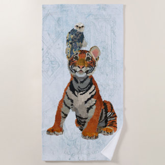 SERVIETTE DE PLAGE TIGER & FALCON