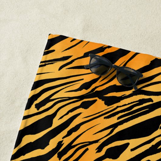 Serviette De Plage Tiger Stripe (En situation)