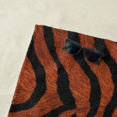 Serviette De Plage Tiger Stripe Wild Pattern (En situation)