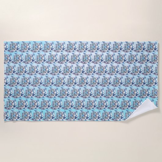 Serviette De Plage Tigre (Devant)