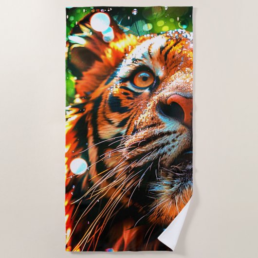 Serviette De Plage Tigre (Devant)