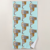 Serviette De Plage Tigre (Devant)