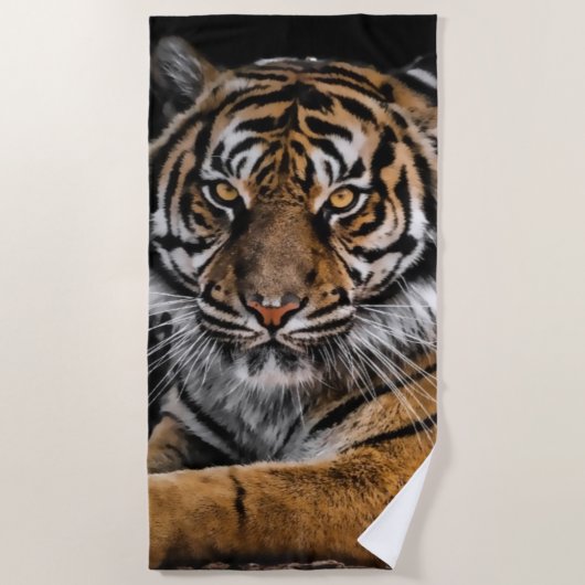 Serviette De Plage Tigre (Devant)