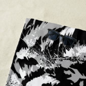 Serviette De Plage Tigre blanc de Sibérie - Yeux bleu tigre (En situation)