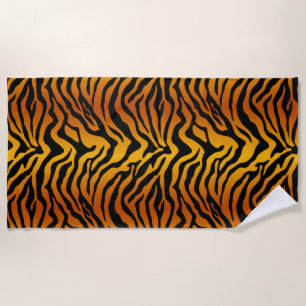 Serviette De Plage Tigre exotique rayé