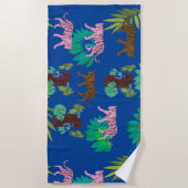 Serviette De Plage Tigres (Devant)