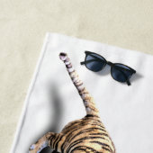 SERVIETTE DE PLAGE TIGRES (En situation)