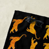 Serviette De Plage Tigres d'or (En situation)