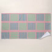 Serviette De Plage Tissé (Devant)