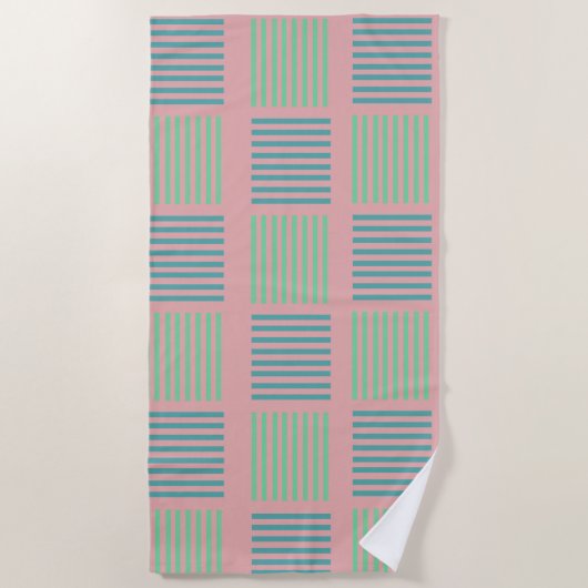 Serviette De Plage Tissé (Devant)