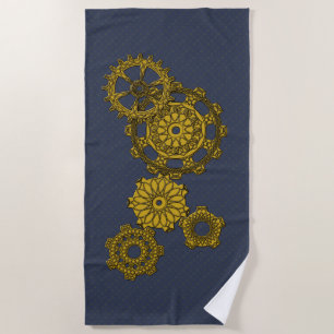 Serviette de plage tissée