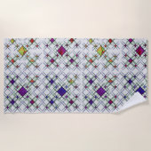 Serviette De Plage Tissu quantique (Devant)