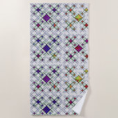 Serviette De Plage Tissu quantique (Devant)