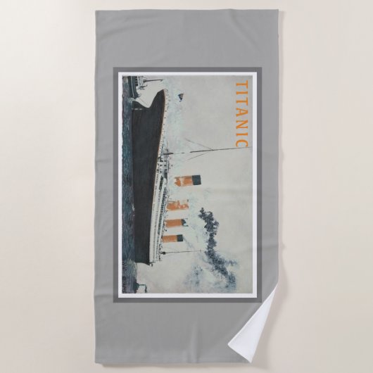 Serviette de plage TITANIQUE (Devant)