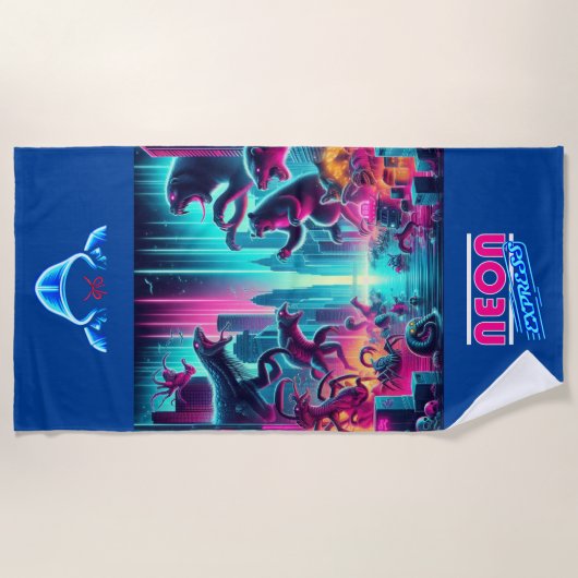 Serviette De Plage Toalla De Playa Desing 009 (Devant)